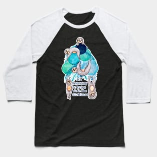 It's beginning to look a SLOTH like Christmas Baseball T-Shirt